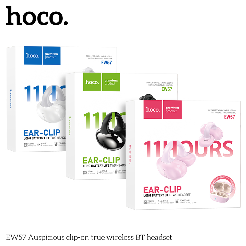 Tai nghe Bluetooth HOCO EW57 True Wireless kiểu dáng airpods chính hãng [BH 1 năm]