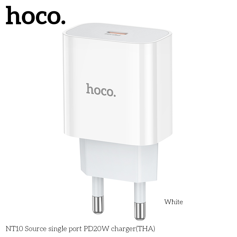 Cóc sạc nhanh 20w HOCO C146A cóc 1 cổng Type C chính hãng [Bh 1 năm]