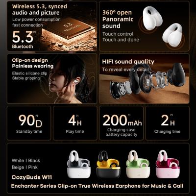 Tai nghe bluetooth Remax Cozybuds W11 kiểu dáng airpods True Wireless chính hãng [BH 1 Năm]