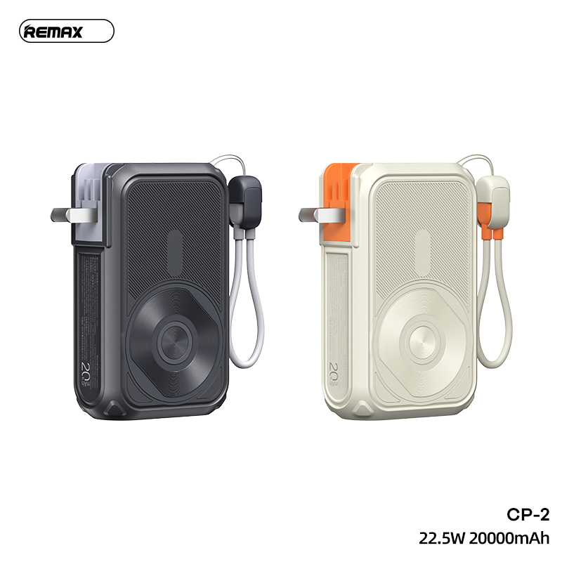 Pin sạc nhanh 22.5w không dây REMAX CP-2 20.000mAh dự phòng sạc nhanh 22.5w có sạc không dây Magnetic kiêm sạc ghim ổ điện trực tiếp [BH 1 Năm]