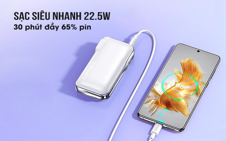 Pin sạc nhanh 22.5w REMAX RPP-532 10.000mAh dự phòng chính hãng PD QC3.0 [BH 1 năm]