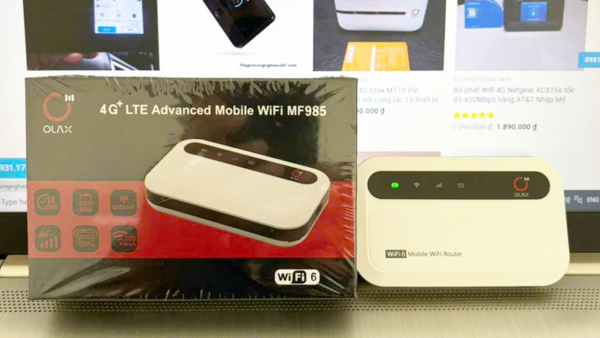 Phát wifi từ sim 3G/4G Olax MF985 LTE pin 3.000mAh có màn hình LCD chính hãng [BH 6 tháng] 4l5a12
