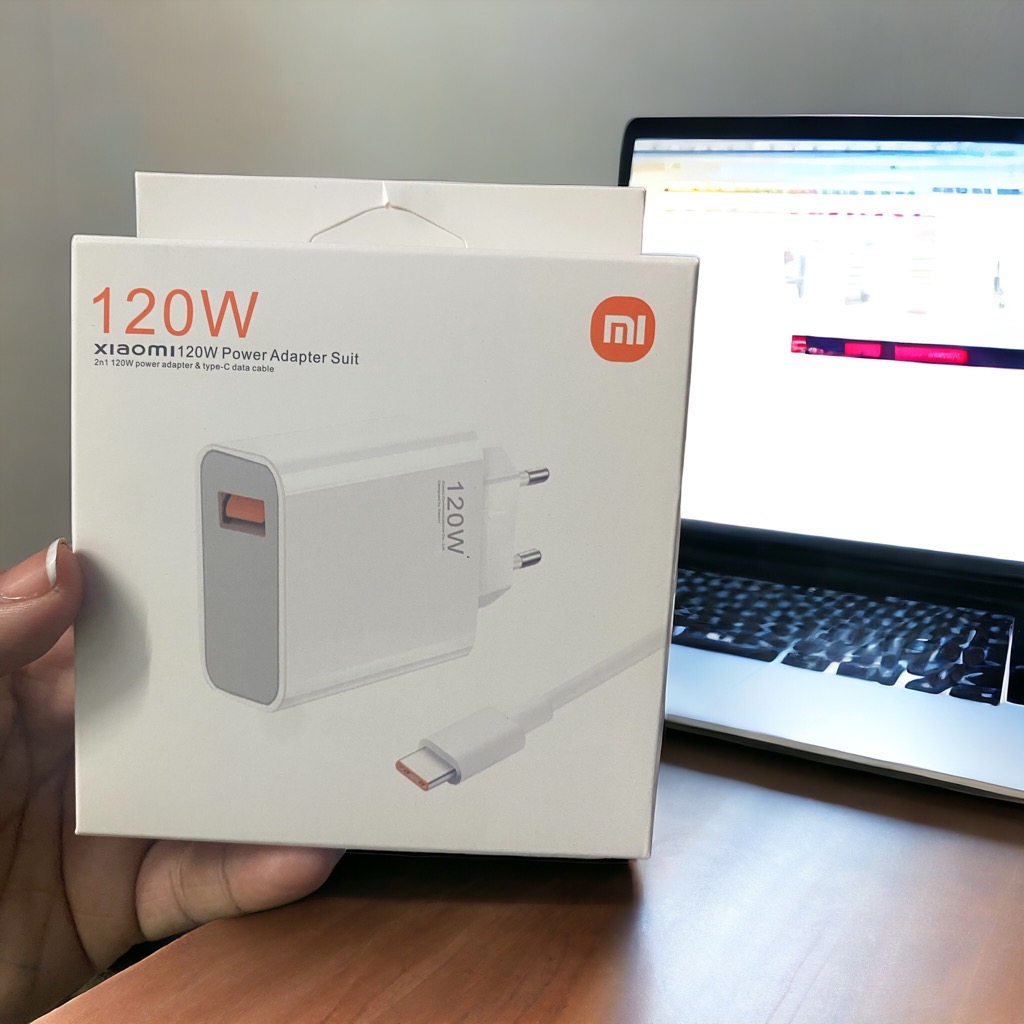 Bộ sạc nhanh 120w XIAOMI (cóc 1 cổng USB NHỎ+ cáp usb ra Type-C) [BH 3 tháng] / pktn sale