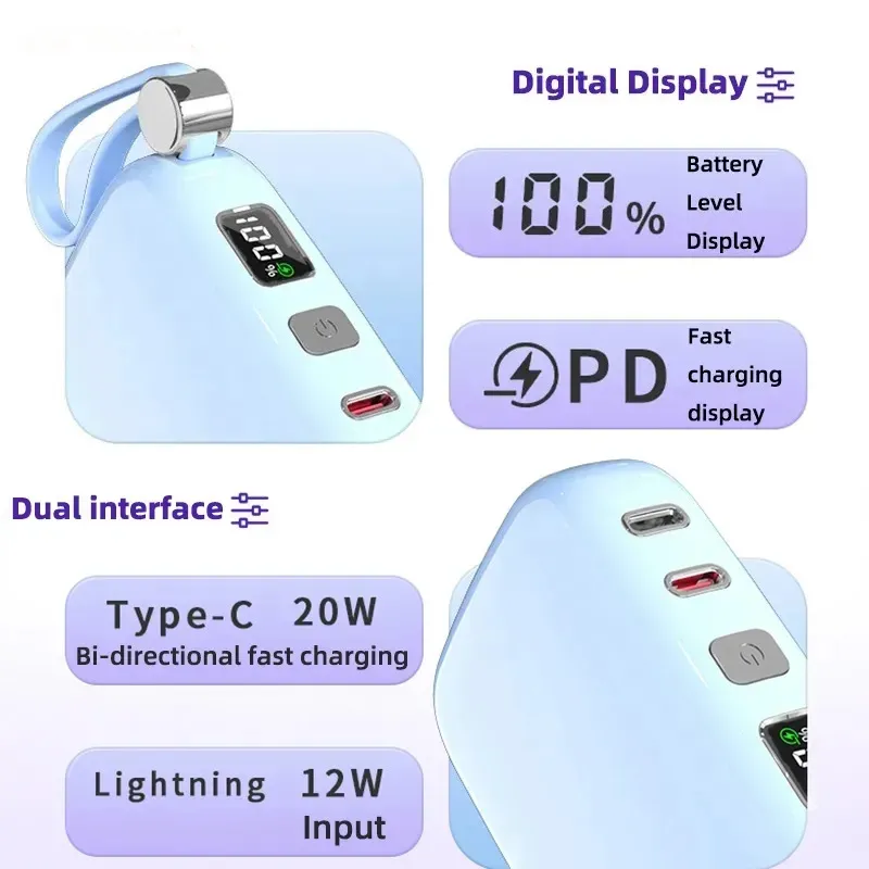 Pin sạc nhanh 22.5w Remax RPP-652 10.000mAh dự phòng QC3.0+PD chính hãng [BH 1 Năm]