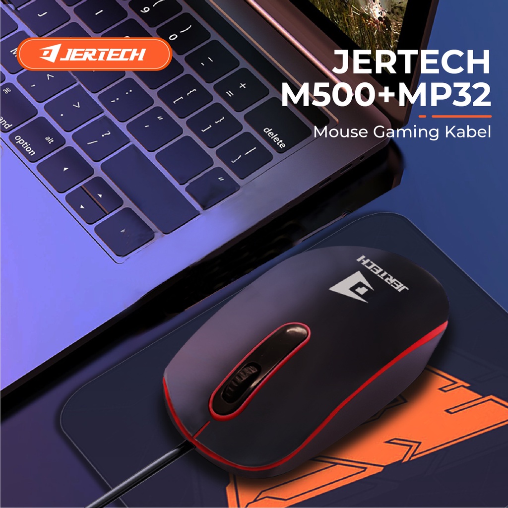 Chuột có dây JERTECH M500 chuyên game có đèn led chính hãng [BH 6 tháng]