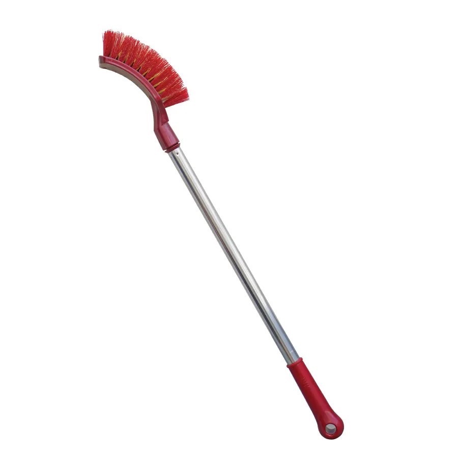 Cây chà toilet Cong thanh inox đầu nhựa có lỗ treo 2087