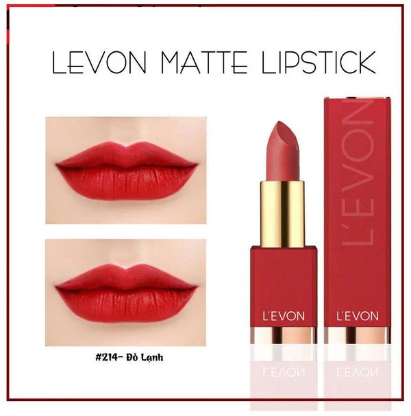 Son sáp Mo.cha màu 214 ĐỎ LẠNH / pktn sale