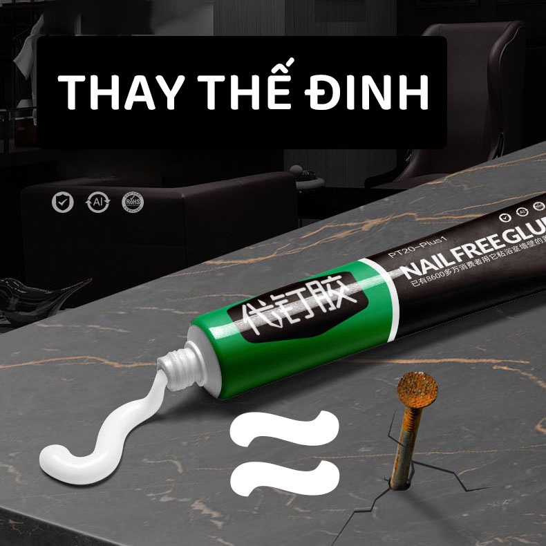 Keo dán đa năng siêu dính  0gr Nhật Bản No More Nail tuýp [BH: NONE]