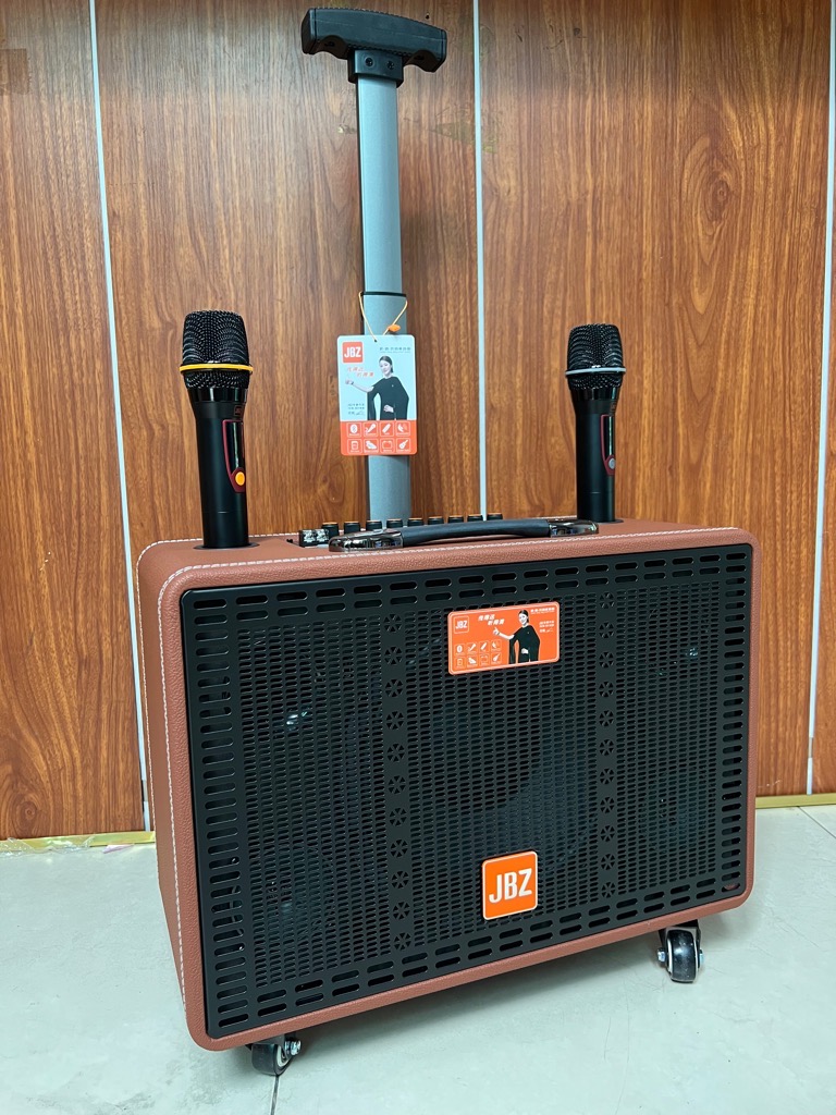 Loa kéo di động JBZ J10-9 chính hãng kèm 2 mic hát karaoke siêu hay [BH 6 Tháng]