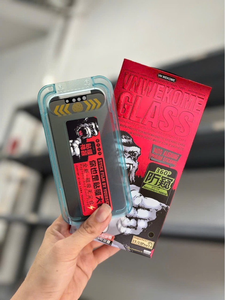 Cường lực Chống nhìn trộm TỰ DÁN 360 độ VNWekome các dòng iPhone [Khách lấy dòng nào ghi chú giúp em] [BH: None]
