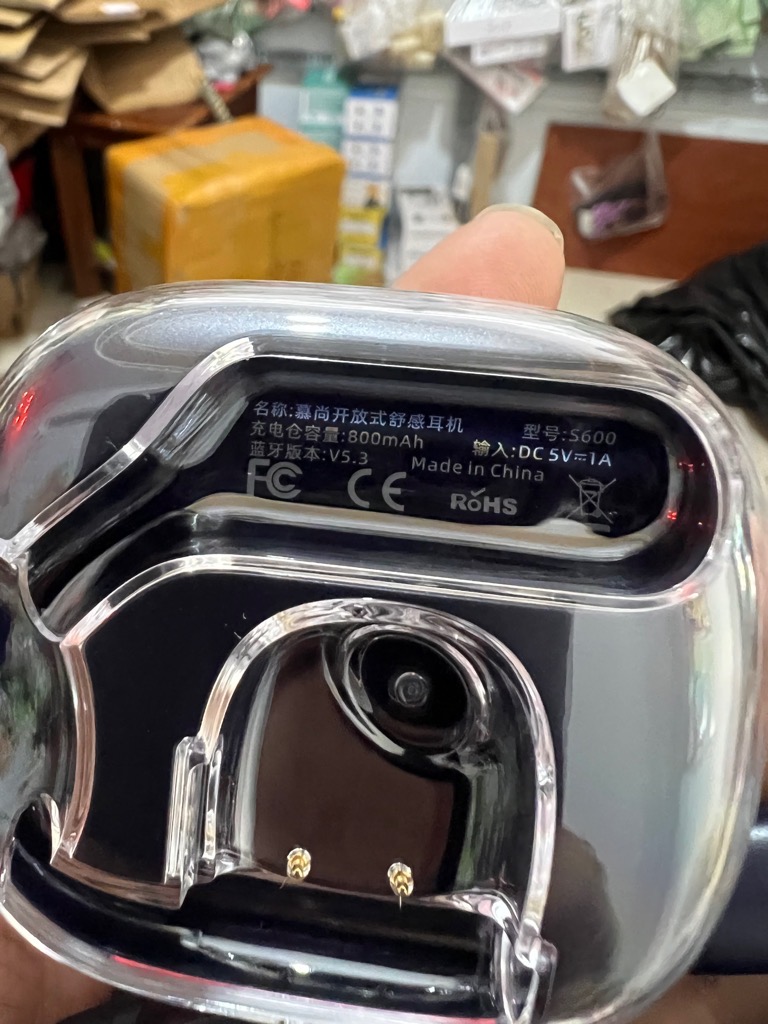 Tai nghe bluetooth BYZ S-600 (Trắng vs Xanh Đen) kiểu dáng airpods chống ồn S600 [BH: 6 tháng]