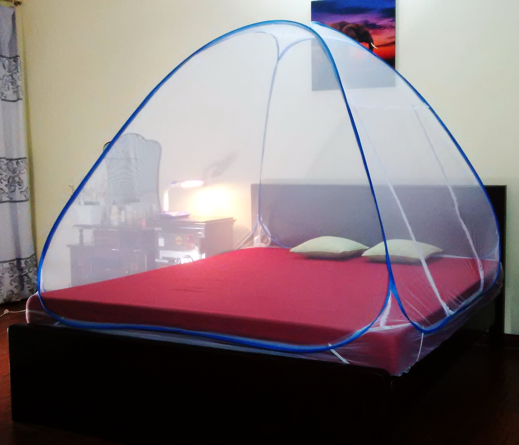 Mùng chụp tự bung size 1.8X2m gấp gọn tiện lợi chống muỗi, chống côn trùng [BH: NONE]