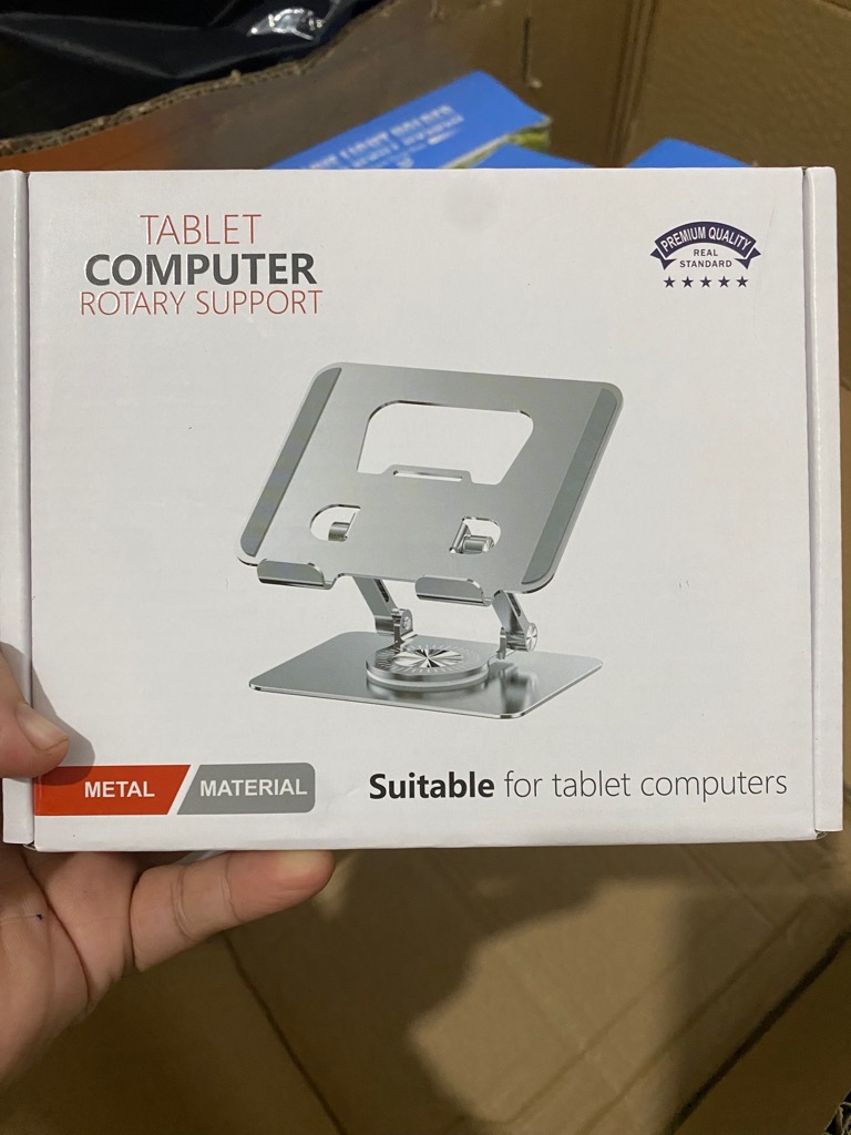 GIÁ ĐỠ IPAD KIM LOẠI XOAY XỊN "TABLET COMPUTER HOTARY SUPPORT"