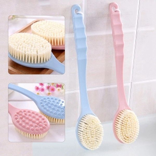 Bàn chải tắm cán dài có đầu massage thư giãn kỳ chà lưng / pktn sale