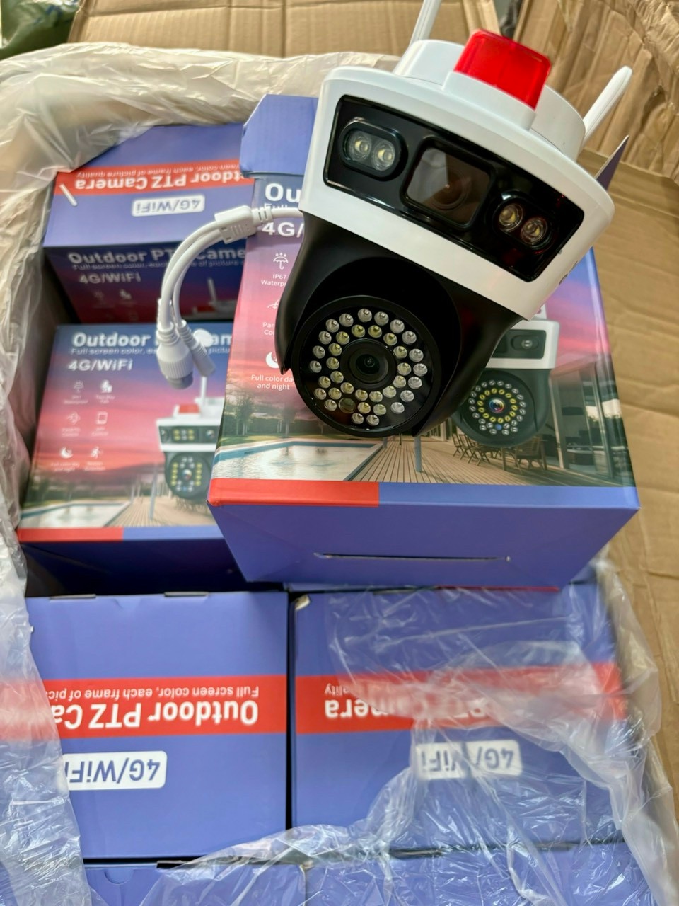 Camera IP Wifi Yoosee 2 mắt mẫu mới zoom 8x -12x chính hãng siêu nét [BH 6 tháng]