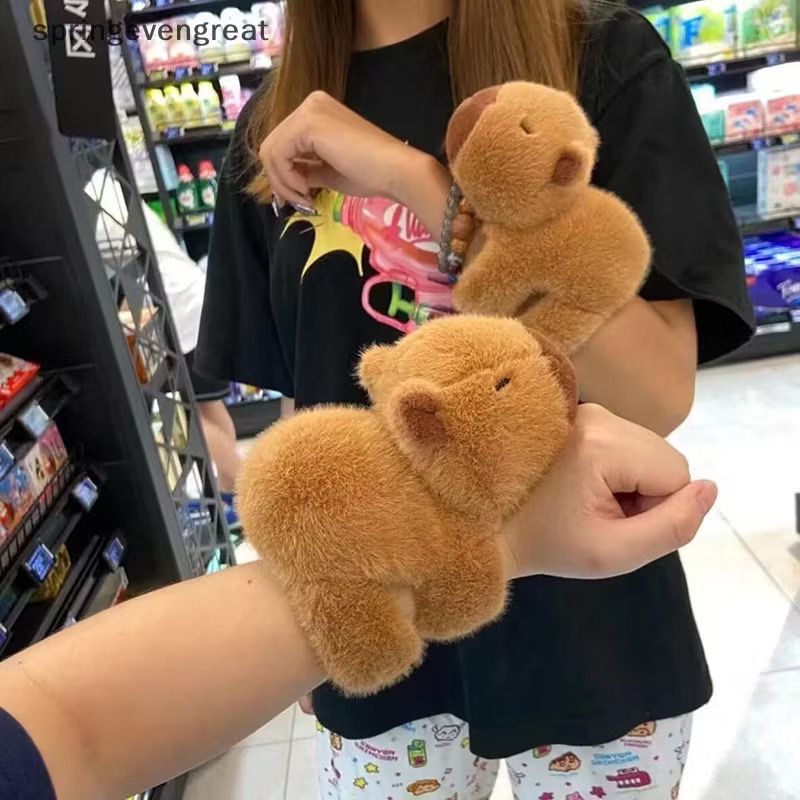 Đồ chơi thú bông vòng ôm tay Capy siêu cute size 15-16cm cho bé