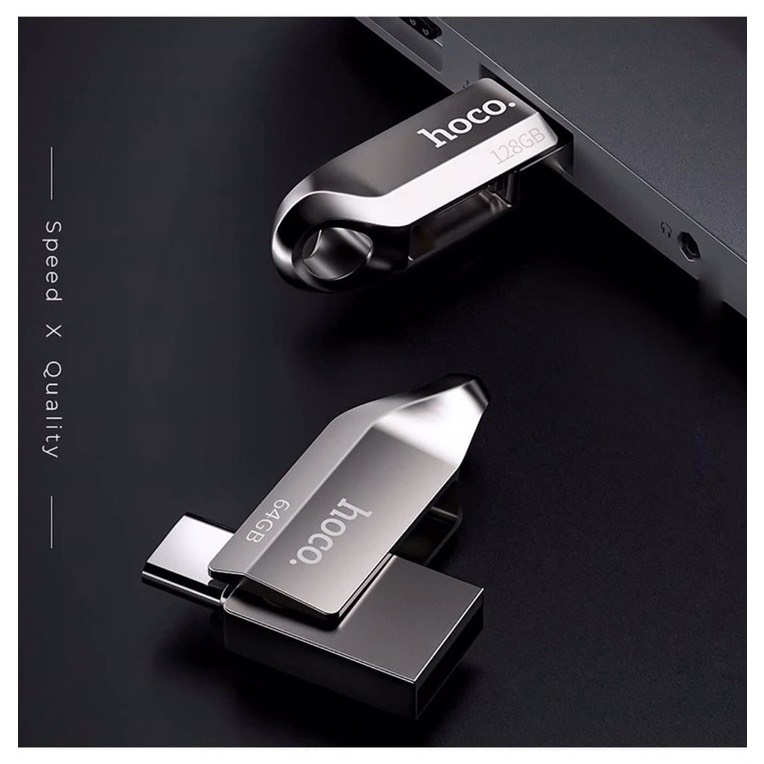 Usb 2in1 HOCO UD8 32Gb (2 đầu Type-c vs Usb) chính hãng [BH 1 năm]