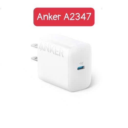 Cóc sạc nhanh 20W ANKER IQ A2347 1 cổng Type C chính hãng [BH: 1 NĂM]