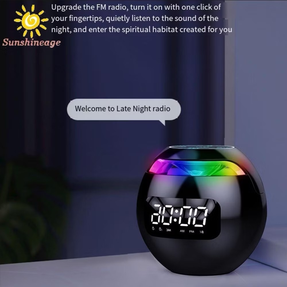Loa bluetooth 3in1 mini kiêm đồng hồ, đèn ngủ để bàn KMS K12 có led [BH: 3 tháng]