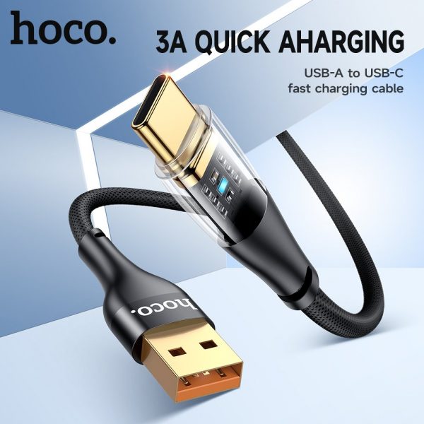 Cáp sạc nhanh 3A HOCO DM-X5 (usb ra type-c) 1m chính hãng [BH 1 năm]