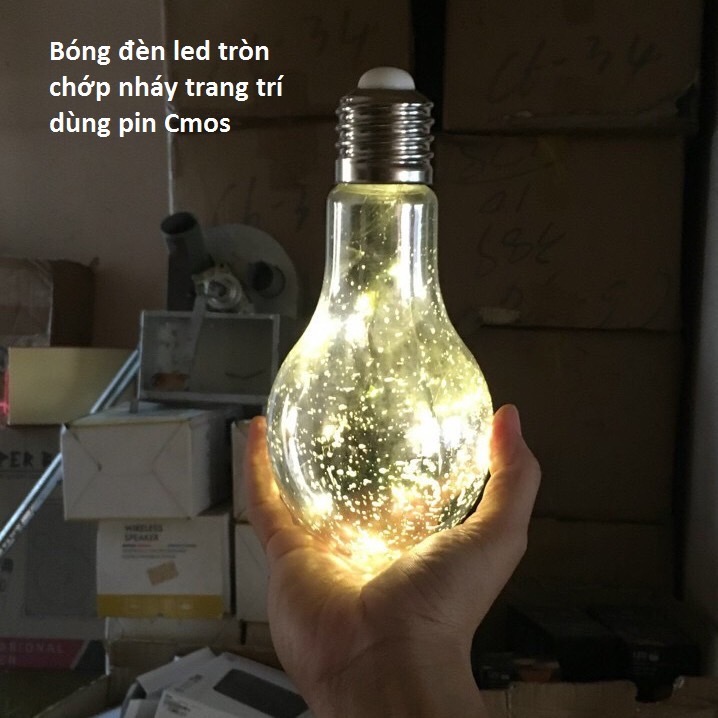 Bóng đèn led chớp tắt sử dụng pin Cmos Cr2032 trang trí sân vườn, decor quá siêu đẹp/ pktn sale