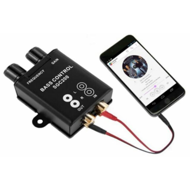 Bộ Tăng Âm, Khuếch Đại ÂM Thanh Chuyên Nghiệp Bass Control Cho Điện Thoại, Laptop, Loa, Âmly, Xe Hơi [BH 1 tuần]