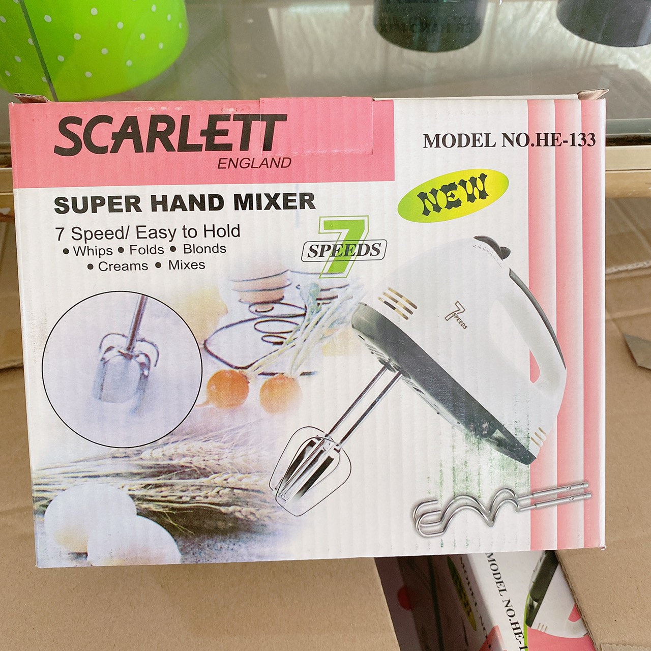 Máy đánh trứng cầm tay SCARLETT 133 [BH: 1 tuần]