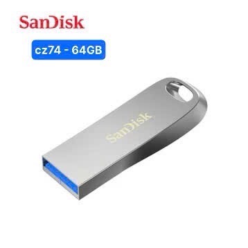 USB 3.1 SanDisk Ultra Luxe CZ74 64GB NHÔM NGUYÊN KHỐI SIÊU BỀN chính hãng [BH: 2 NĂM]