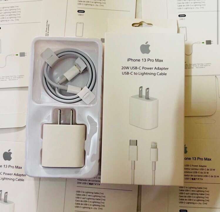 Bộ sạc nhanh 20w Rẻ hộp iphone 12 pro max cho iphone 11 12 13 trở lên [BH: 1 tháng] / pktn sale