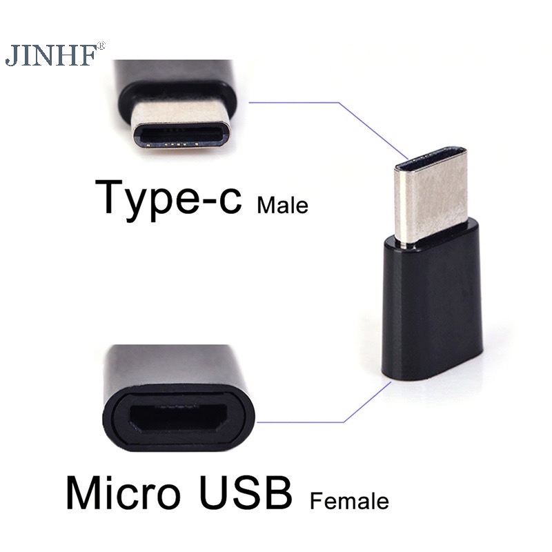 Jack chuyển chui Samsung Micro ra Type C đổi đầu nối cáp sạc
