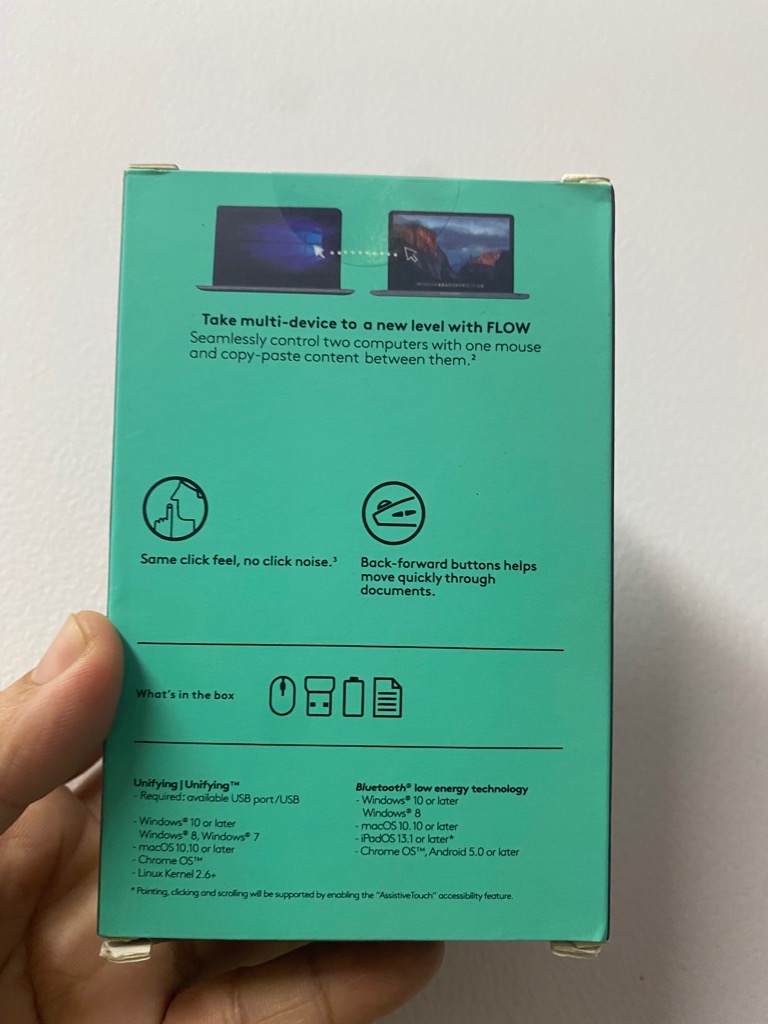 Chuột không dây Logitech G308 Silent Multi-device [BH 1 năm]