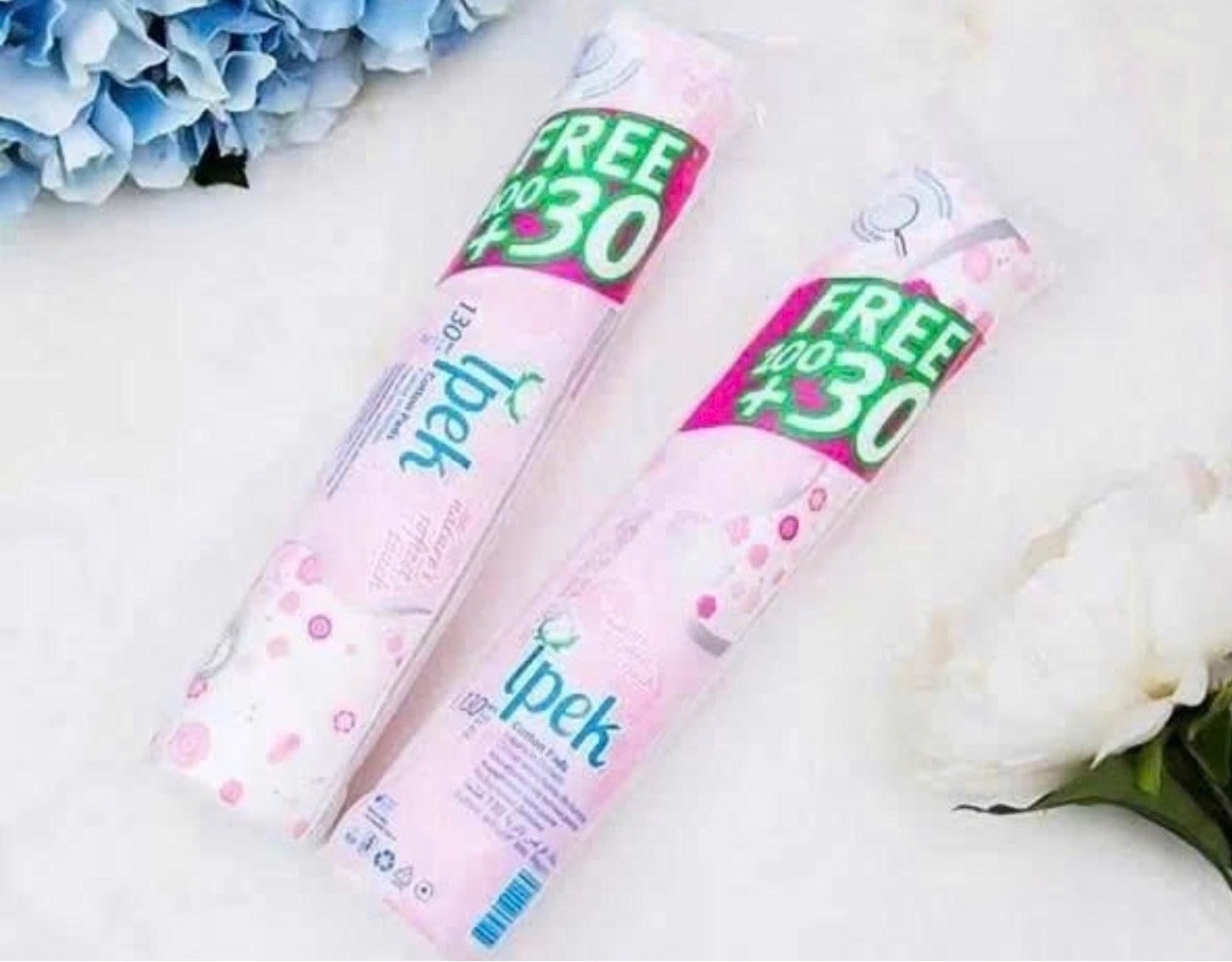 Cây bông tẩy trang 130pcs LPek [BH: None] 1l1