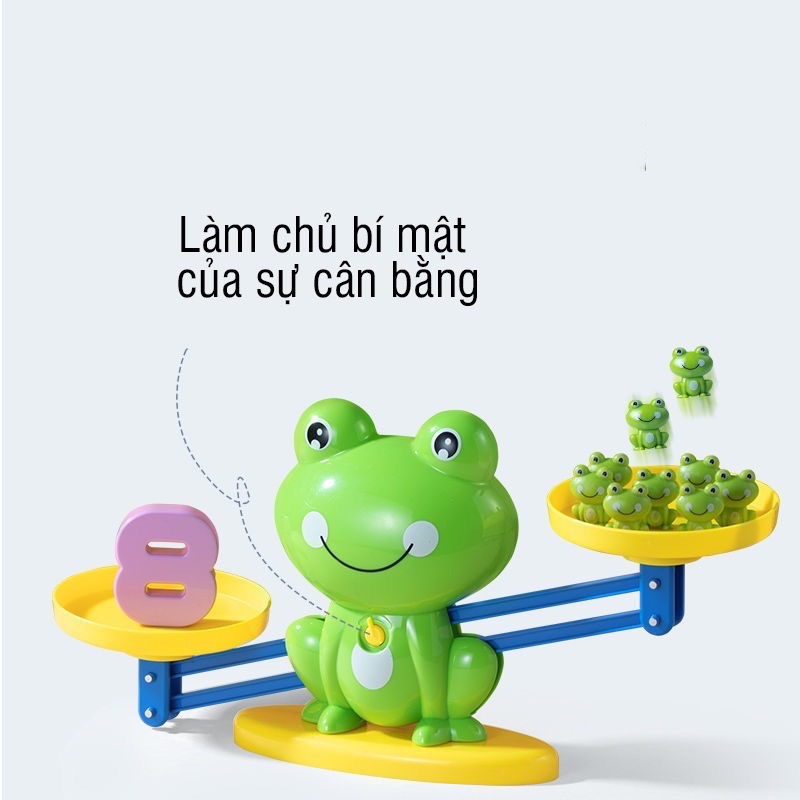 Trò chơi giáo dục trí tuệ Bàn cân ếch cho bé làm quen phép tính cơ bản [BH: NONE]