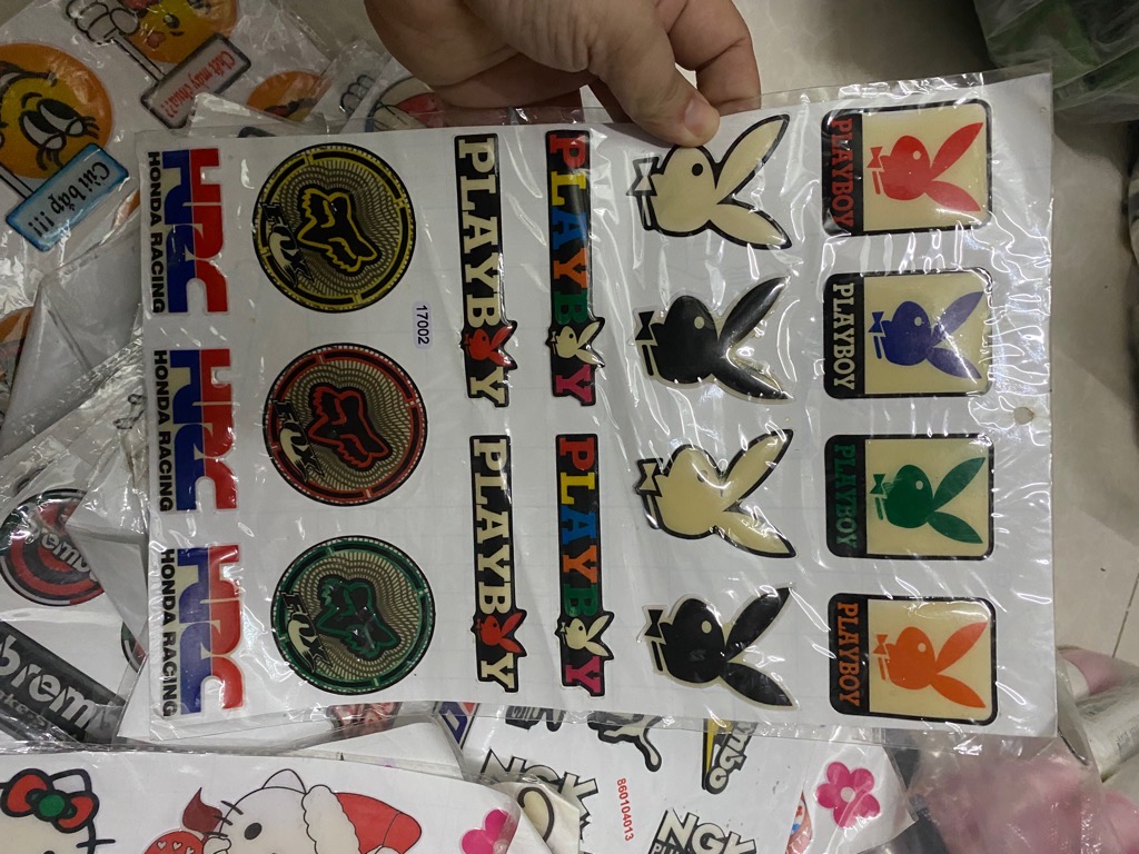 Decal sticker 2d trang trí xe, góc học tập tiện dụng [BH: None] / pktn sale