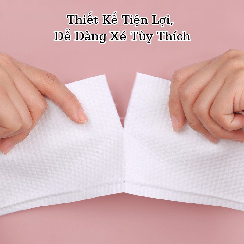 Khau Lau, Bông Tẩy Trang ANIMERRY COTTON Dạng Cuộn Cao Cấp (Khăn Mặt Khô) / pktn sale