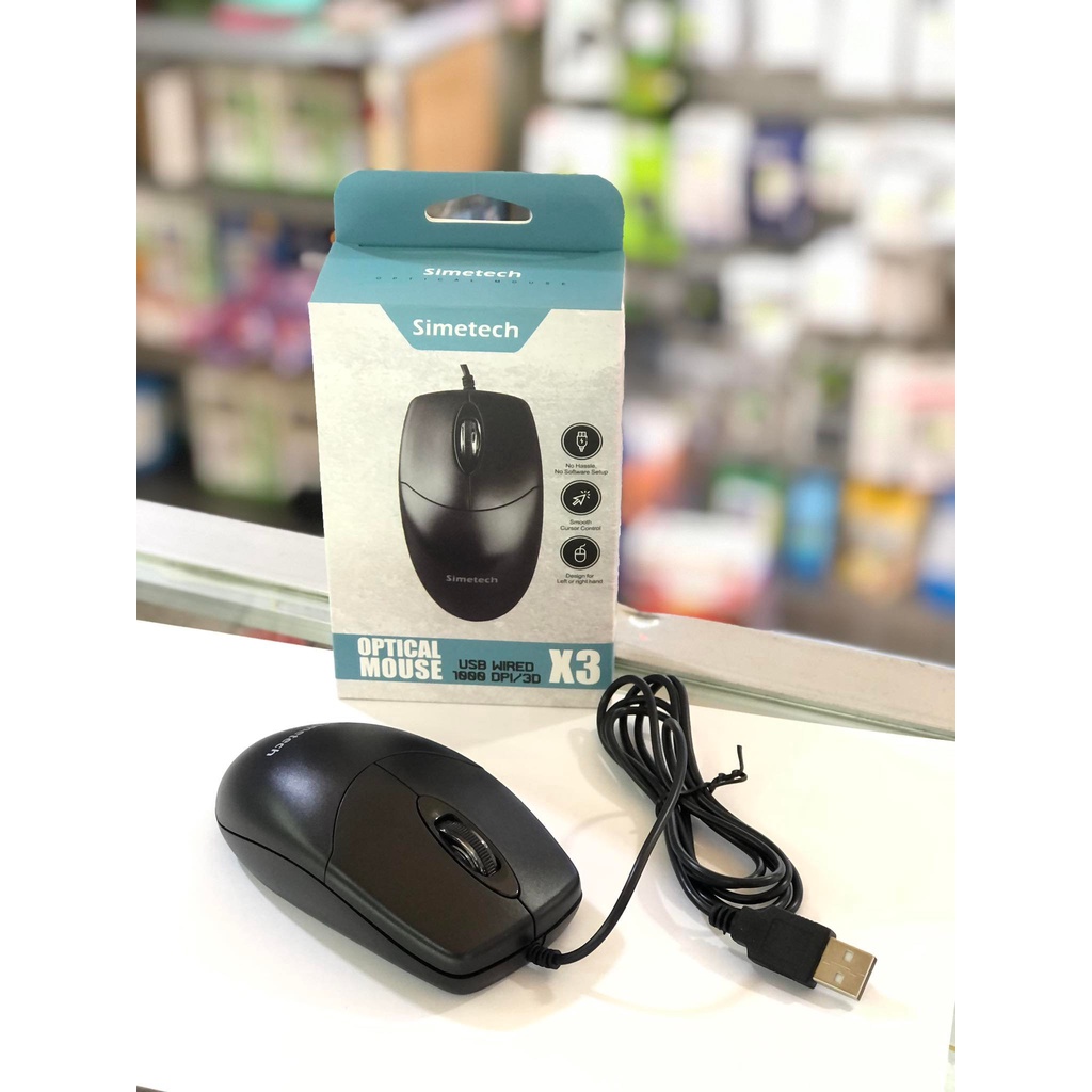 Chuột có dây SIMETECH X3 chính hãng [BH 1 năm] / pktn sale