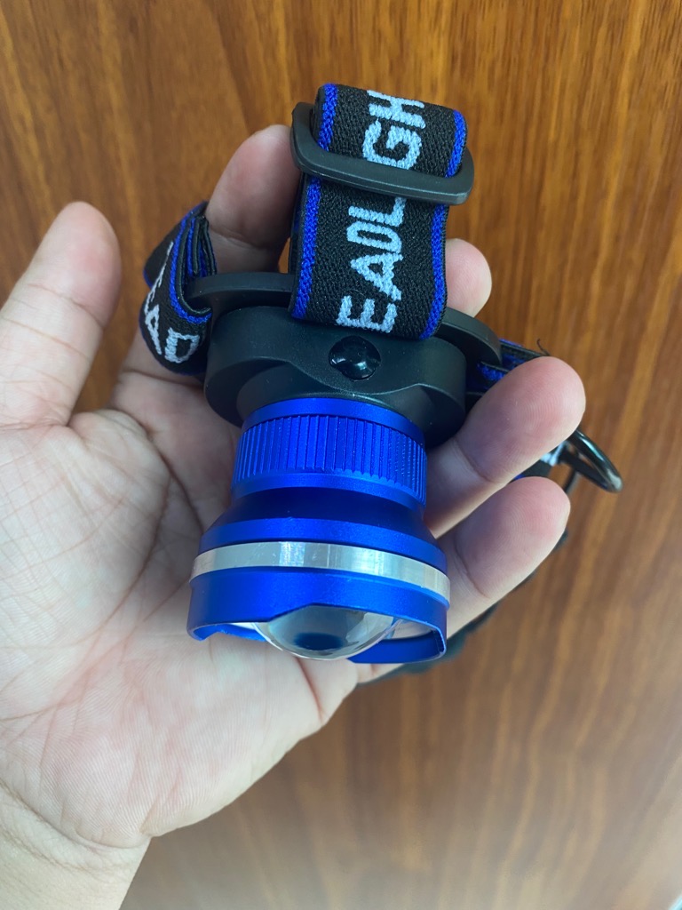 Đèn pin đội đầu 1 bóng Xịn siêu sáng HIGH POWER MULTICOLOR HEADLIGHTS fullbox [BH: 1  Tuần]