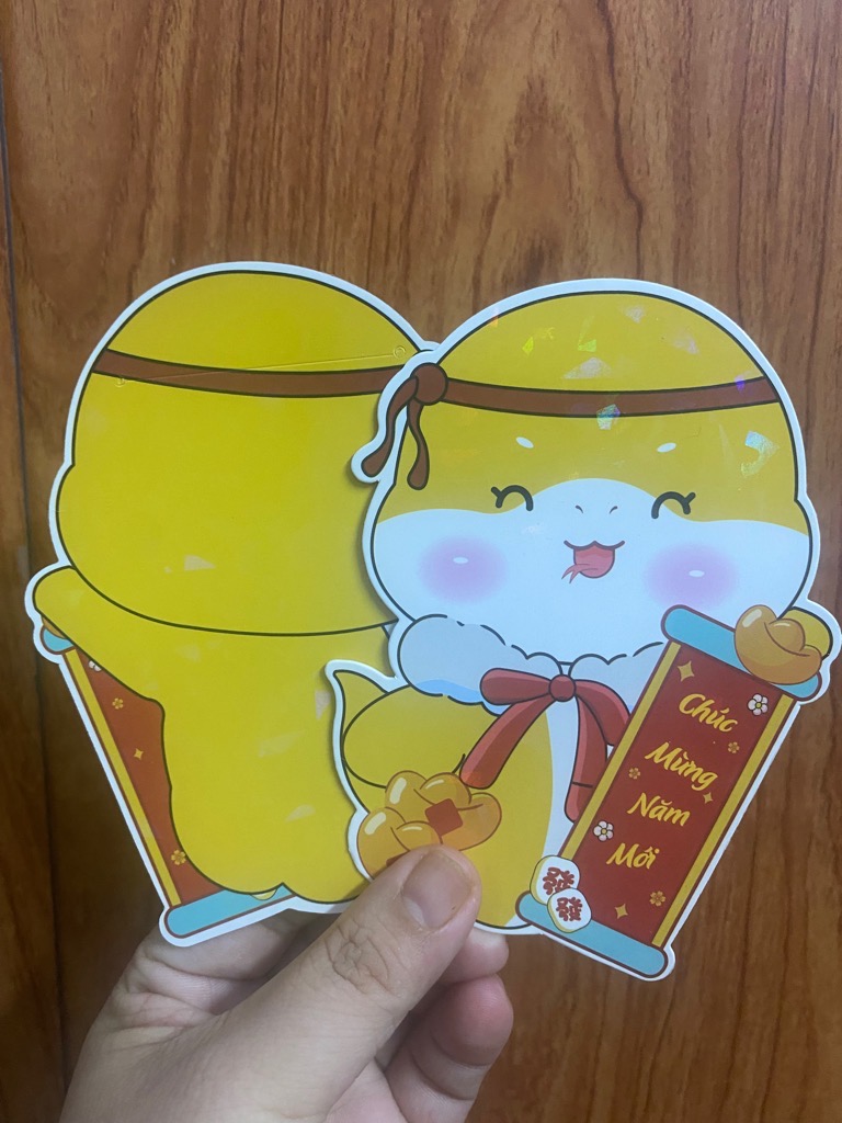 Combo 10 lì xì chibi mini con Rắn 2025- CHÚC MỪNG NĂM MỚI