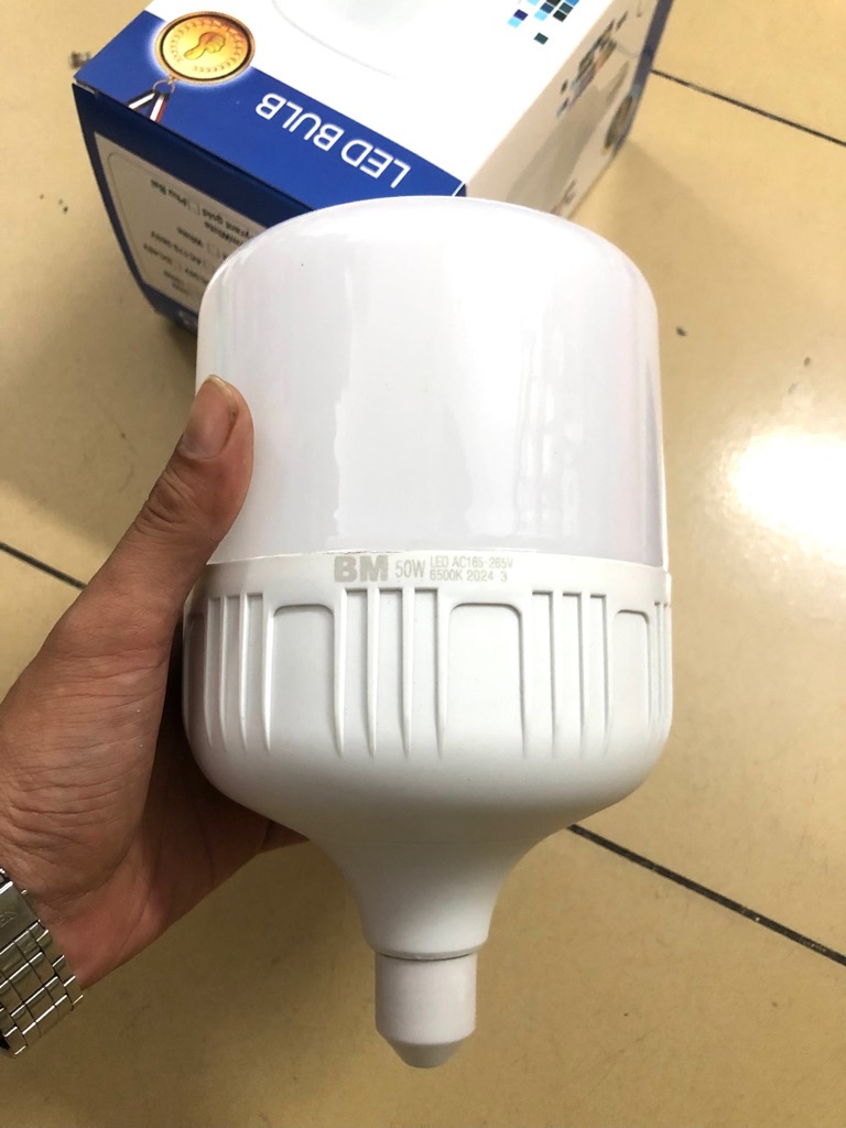 Bóng đèn led BULB trụ BM 50W chính hãng siêu sáng [BH 1 tháng]