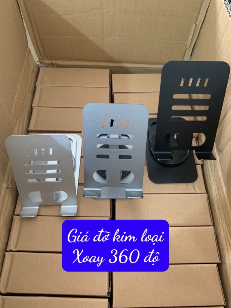 Giá đỡ điện thoại K16/ S368 full kim loại đế xoay xịn