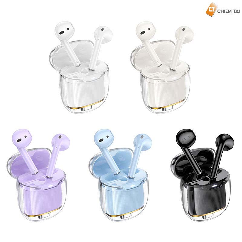 Tai nghe bluetooth Hoco EW52 kiểu airpods 2 chính hãng [BH 1 năm]