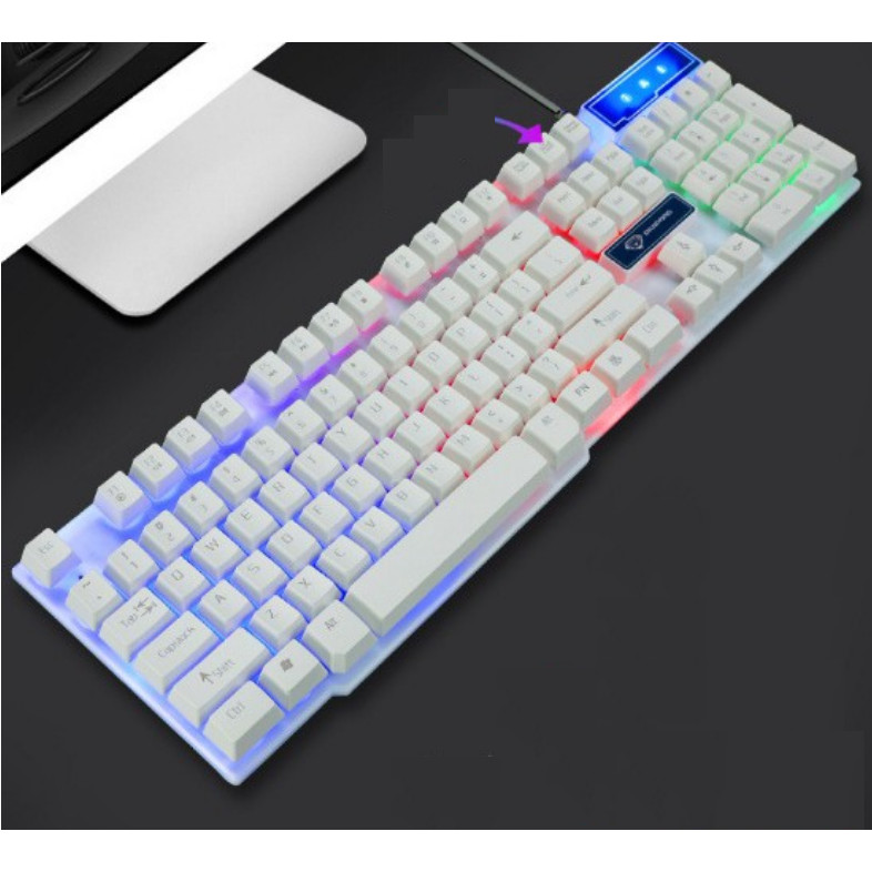 Bàn phím game thủ giả cơ Divipard GK-50 LED Rainbow led có dây [BH 6 tháng] / pktn sale