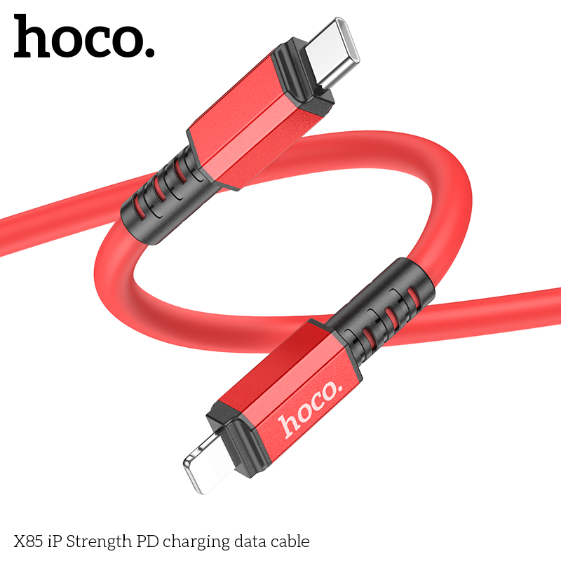 Cáp sạc nhanh 20w Hoco X85 (c-l) cổng Type C ra iPhone Lighting chính hãng [BH 1 NĂM]