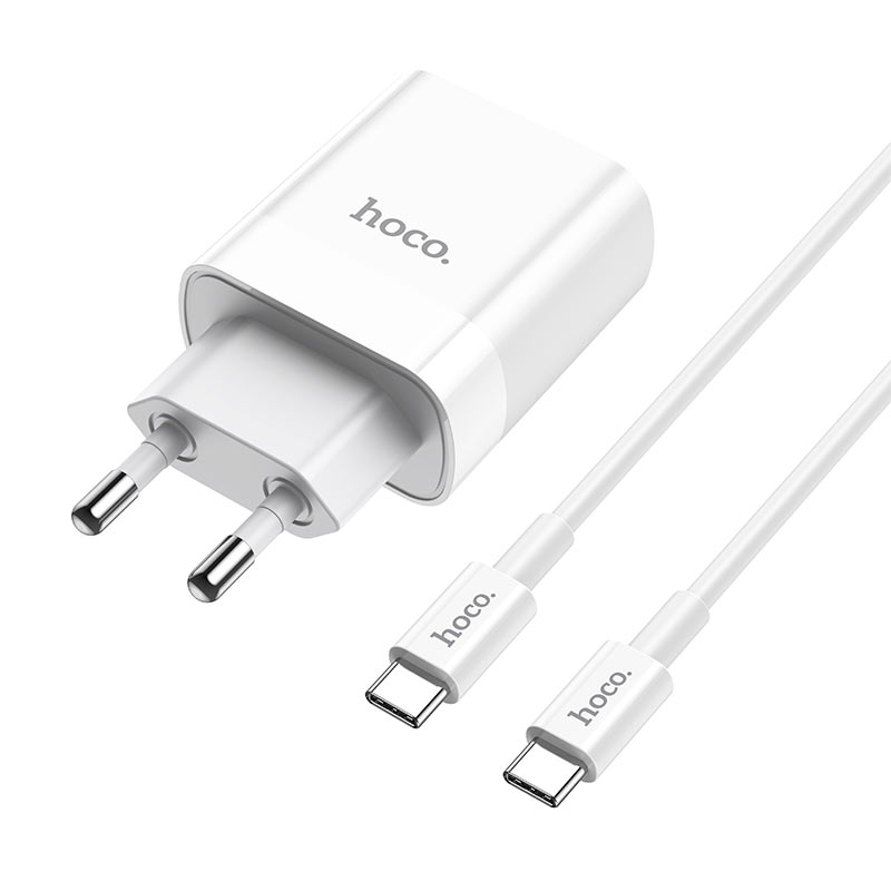 Bộ sạc nhanh 20w HOCO C80A Plus PD QC3.0 kèm cáp Type C ra Type C chính hãng [BH 1 năm]