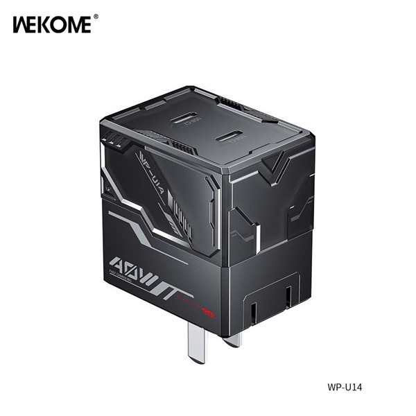 Cóc sạc nhanh 40w WEKOME WP-U14 CN 2 cổng type-c chính hãng [BH 1 năm]