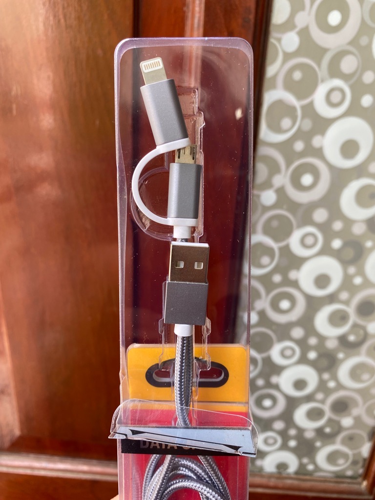 Cáp sạc nhanh đa năng 2 đầu usb ra iPhone và Samsung Micro Fashion Cable SAFE & SPEED [BH 3 tháng] / pktn sale