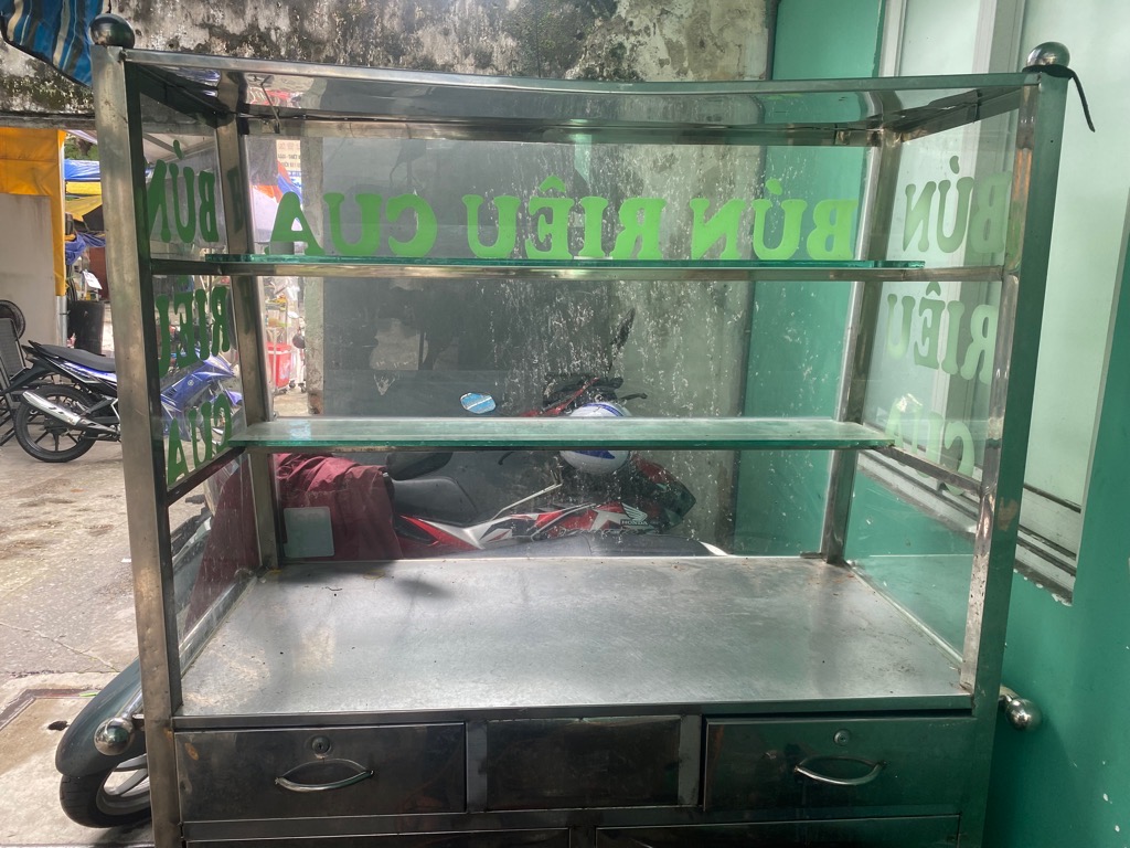 {Thanh lý} XE BÚN RIÊU CUA, BÚN RIÊU, HỦ TIẾU  có bánh xe dễ di chuyển TẠI QUẬN 11 [BH: NONE] / pktn sale