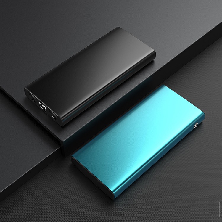 Pin sạc dự phòng XIPIN PX-501 10.000mAh vỏ nhôm sạc nhanh có màn hình LCD chính hãng (BH 6 tháng)
