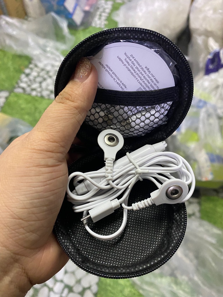 Máy massage trị liệu mini có đầu cho điện thoại (KHÔNG CÓ ĐẦU USB)- Máy mát xa thư giãn giảm mệt mỏi cho cơ thể gắn vào điện thoại [BH 1 tuần] / pktn sale