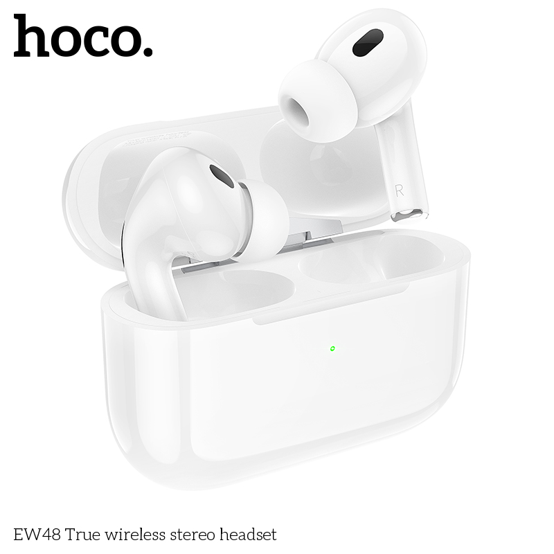 Tai Nghe Bluetooth HOCO EW48 True Wireless kiểu dáng airpods pro có dock sạc chính hãng [BH 1 năm]